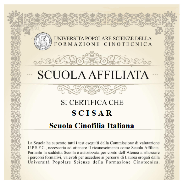 SCISAR affiliata a UPSFC a rilasciare percorsi formativi